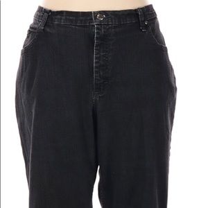Riders by Lee, high waisted straight leg black jeans